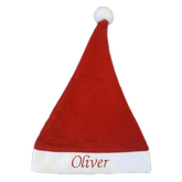 Personalised Embroidered Christmas Red & White Xmas Hat - Personalised Christmas